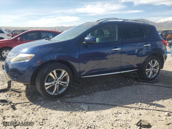 2009 Nissan Murano SL with VIN JN8AZ18W99W109046, listed as a Copart auction lot 50466205 with 118,655 mi miles and Salvage Title. Bid and sale history available at carsss.com. Image 1.