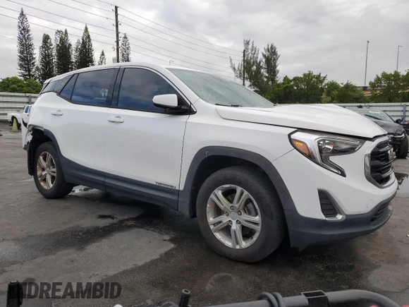 2019 GMC Terrain SLE with VIN 3GKALTEV7KL109003, listed as a Copart auction lot 56851765 with 76,741 mi miles and Non repairable. Bid and sale history available at DreamBid. Image 4.
