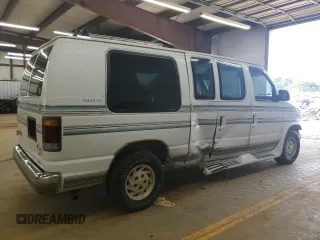 1993 Ford Econoline Cargo with VIN 1FDEE14Y5PHA07711, listed as a Copart auction lot 62064705 with 150,336 mi miles and Salvage title. Bid and sale history available at DreamBid. Image 3.