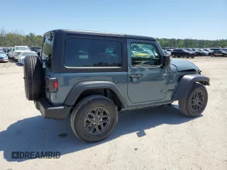 2024 Jeep Wrangler Sport S с VIN 1C4PJXAG8RW352284, выставлен на аукционе Copart как лот 52002625 с пробегом 1 403 миль миль и Списание • Salvage title. История ставок и продаж доступна на DreamBid. Изображение 3.