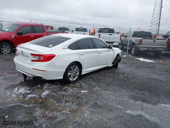 2018 Honda Accord Sedan LX 1.5T with VIN 1HGCV1F10JA002140, listed as a IAAI auction lot 41516327 with 95,954 mi miles. Bid and sale history available at carsss.com. Image 4.