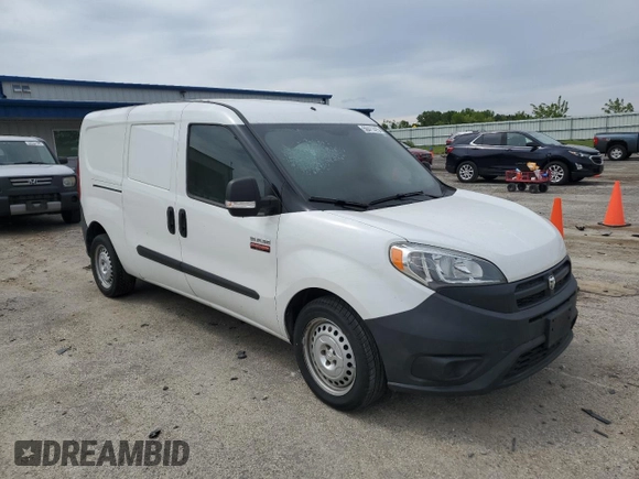 2015 Ram ProMaster City Cargo Tradesman with VIN ZFBERFAT2F6A28062, listed as a Copart auction lot 58411415 with Not provided miles and Non repairable. Bid and sale history available at DreamBid. Image 4.