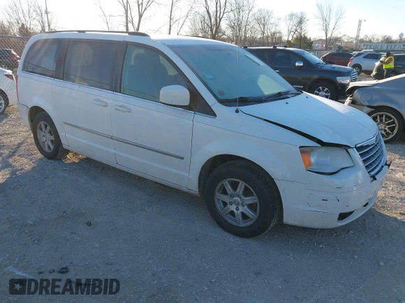 2010 Chrysler Town & Country Touring with VIN 2A4RR5D18AR310587, listed as a IAAI auction lot 41223813 with 144,626 mi miles. Bid and sale history available at carsss.com. Image 1.