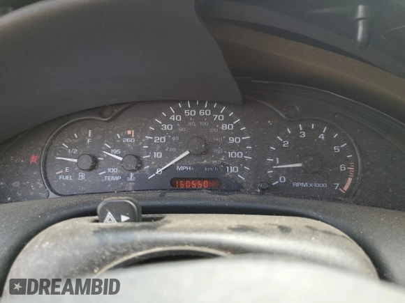 2005 Chevrolet Cavalier with VIN 1G1JC12F657173547, listed as a Copart auction lot 56559575 with 160,550 mi miles and Salvage title. Bid and sale history available at DreamBid. Image 9.