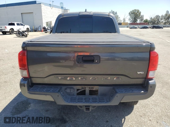 2017 Toyota Tacoma SR5 with VIN 3TMCZ5AN3HM076315, listed as a Copart auction lot 53828955 with 172,923 mi miles and Salvage Title. Bid and sale history available at carsss.com. Image 6.