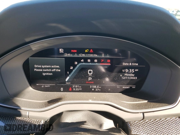 2023 Audi SQ5 Premium Plus with VIN WA1B4AFY7P2183874, listed as a Copart auction lot 78797903 with 3,191 mi miles and . Bid and sale history available at DreamBid. Image 9.