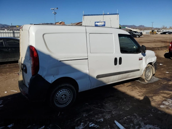 2019 Ram ProMaster City Wagon with VIN ZFBHRFAB3K6M70389, listed as a Copart auction lot 42609865 with 34,236 mi miles and Salvage Title. Bid and sale history available at carsss.com. Image 3.
