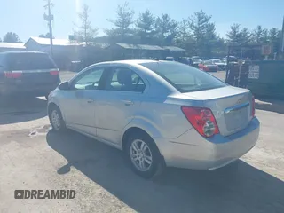 2012 Chevrolet Sonic LT with VIN 1G1JC5SH8C4202487, listed as a IAAI auction lot 41848022 with 155,791 mi miles and . Bid and sale history available at DreamBid. Image 3.