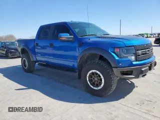 2014 Ford F-150 SVT Raptor with VIN 1FTFW1R62EFB99837, listed as a Copart auction lot 49648185 with 120,883 mi miles and Salvage Title. Bid and sale history available at carsss.com. Image 4.