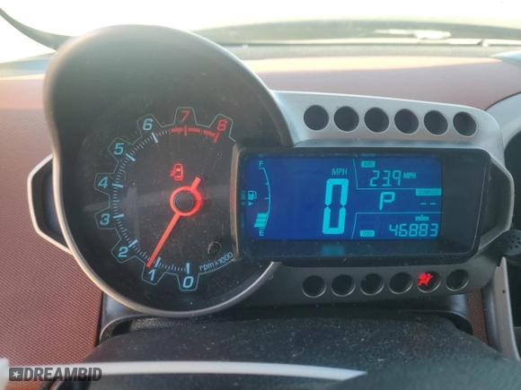 2016 Chevrolet Sonic LT with VIN 1G1JC5SHXG4162676, listed as a Copart auction lot 49361545 with 46,883 mi miles and Salvage Title. Bid and sale history available at carsss.com. Image 9.
