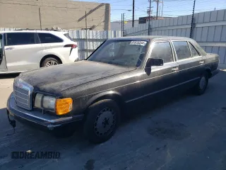 1989 Mercedes-Benz 560 with VIN WDBCA39E0KA446817, listed as a Copart auction lot 81615244 with 270,136 mi miles and Salvage Title. Bid and sale history available at DreamBid. Image 1.