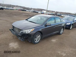 2015 Hyundai Sonata SE with VIN 5NPE24AF4FH204726, listed as a IAAI auction lot 41835877 with 139,281 mi miles and . Bid and sale history available at DreamBid. Image 2.