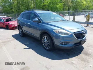 2015 Mazda CX-9 Grand Touring with VIN JM3TB3DV4F0448210, listed as a IAAI auction lot 42061711 with 149,289 mi miles. Bid and sale history available at carsss.com. Image 1.
