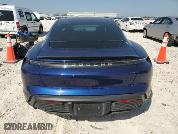 2020 Porsche Taycan 4S with VIN WP0AB2Y1XLSA52223, listed as a Copart auction lot 51683985 with 46,908 mi miles and Salvage title. Bid and sale history available at DreamBid. Image 6.