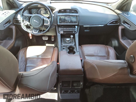 2017 Jaguar F-Pace S with VIN SADCM2BVXHA884903, listed as a Copart auction lot 49633055 with 106,312 mi miles and Clean Title. Bid and sale history available at DreamBid. Image 8.