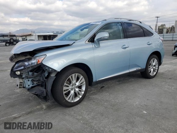 2011 Lexus RX with VIN JTJBC1BA4B2420697, listed as a Copart auction lot 43733975 with 116,160 mi miles and Salvage Title. Bid and sale history available at carsss.com. Image 1.
