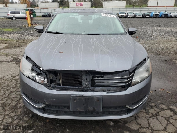 2012 Volkswagen Passat SE with VIN 1VWBP7A3XCC040866, listed as a Copart auction lot 82473374 with 157,391 mi miles and Salvage Title. Bid and sale history available at carsss.com. Image 5.