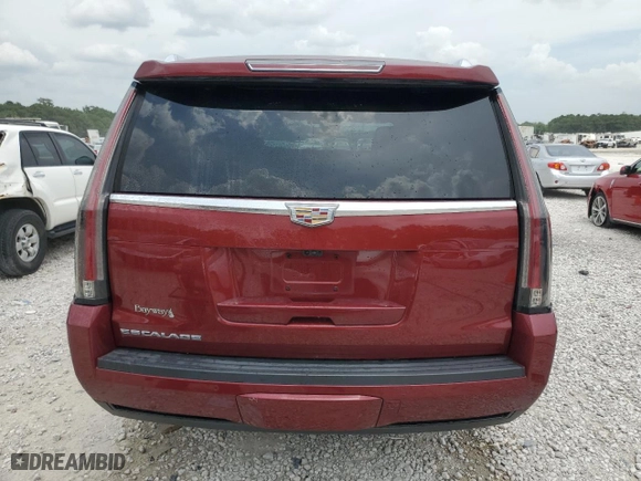 2020 Cadillac Escalade Luxury with VIN 1GYS3BKJ9LR217557, listed as a Copart auction lot 61842584 with 63,461 mi miles and Salvage Title. Bid and sale history available at carsss.com. Image 6.