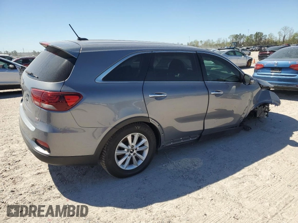 2020 Kia Sorento LX with VIN 5XYPG4A35LG651763, listed as a Copart auction lot 49738375 with 41,100 mi miles and Salvage Title. Bid and sale history available at DreamBid. Image 3.