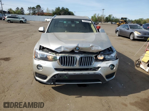 2015 BMW X3 xDrive28i with VIN 5UXWX9C50F0D46867, listed as a Copart auction lot 54896695 with 139,798 mi miles and Salvage Title. Bid and sale history available at DreamBid. Image 5.