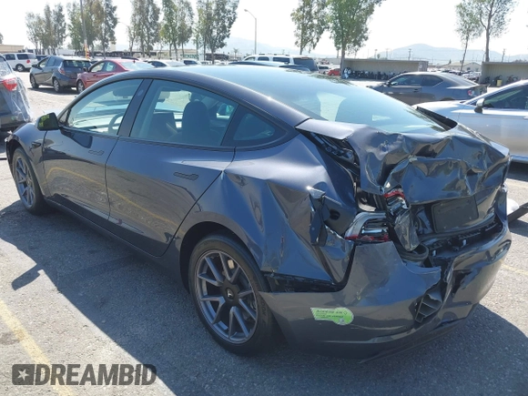 2023 Tesla Model 3 Long Range with VIN 5YJ3E1EB4PF635328, listed as a IAAI auction lot 41978099 with 32,747 mi miles and . Bid and sale history available at DreamBid. Image 3.