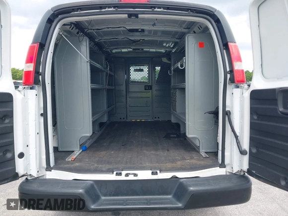 2018 Chevrolet Express Cargo with VIN 1GCWGAFP0J1342902, listed as a IAAI auction lot 42568676 with 98,489 mi miles and . Bid and sale history available at DreamBid. Image 8.