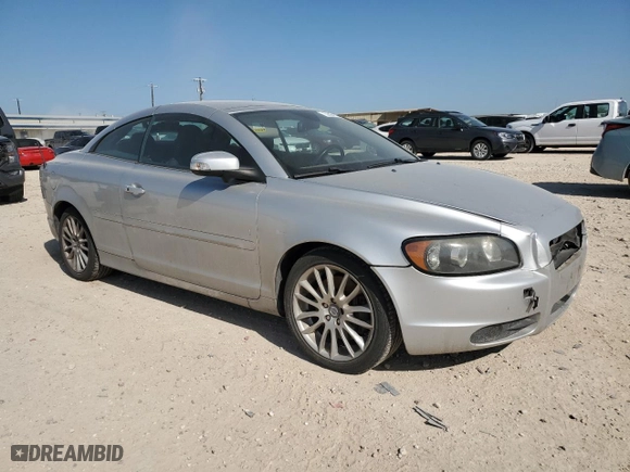 2009 Volvo C70 with VIN YV1MC67239J075229, listed as a Copart auction lot 52567435 with 146,969 mi miles and Salvage Title. Bid and sale history available at carsss.com. Image 4.