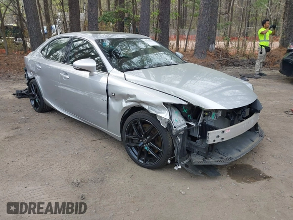 2016 Lexus IS 350 with VIN JTHBE1D21G5027375, listed as a IAAI auction lot 41938281 with 86,708 mi miles and . Bid and sale history available at DreamBid. Image 1.