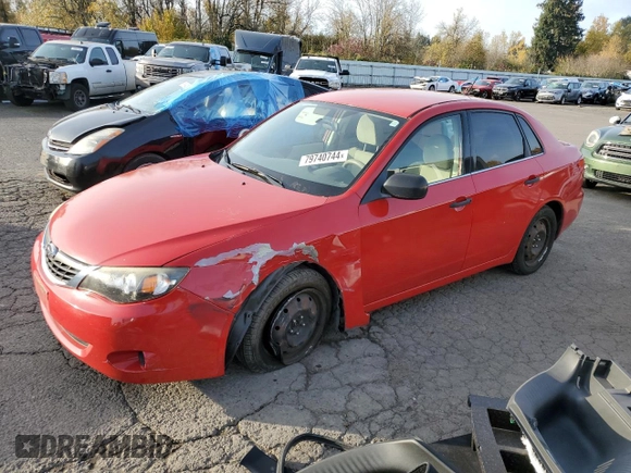 2008 Subaru Impreza Sedan (Natl) i with VIN JF1GE61638H508875, listed as a Copart auction lot 79740744 with 103,255 mi miles and Salvage Title. Bid and sale history available at carsss.com. Image 1.