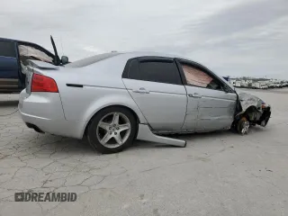 2004 Acura TL with VIN 19UUA66234A008251, listed as a Copart auction lot 47762785 with 122,208 mi miles and Salvage Title. Bid and sale history available at carsss.com. Image 3.