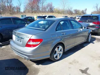 2011 Mercedes-Benz C-Class C 300 Sport with VIN WDDGF8BB1BR153274, listed as a IAAI auction lot 41890829 with 96,444 mi miles. Bid and sale history available at carsss.com. Image 4.
