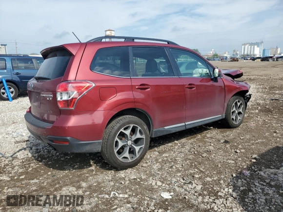 2015 Subaru Forester XT Touring with VIN JF2SJGWC8FH466237, listed as a Copart auction lot 60510055 with 58,513 mi miles and Salvage title. Bid and sale history available at DreamBid. Image 3.