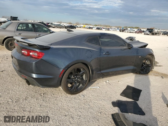 2019 Chevrolet Camaro 1LS with VIN 1G1FB1RX2K0142274, listed as a Copart auction lot 89107415 with 82,504 mi miles and Salvage Title. Bid and sale history available at carsss.com. Image 3.