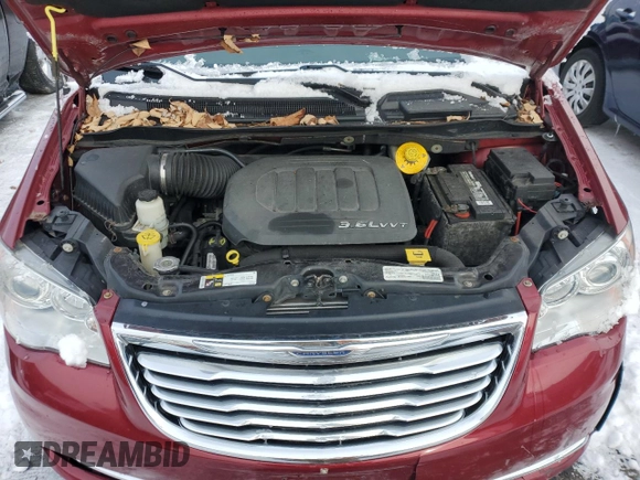2016 Chrysler Town & Country Limited Platinum with VIN 2C4RC1GG8GR121964, listed as a Copart auction lot 89053505 with 204,277 mi miles and Salvage Title. Bid and sale history available at carsss.com. Image 12.