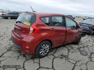 2018 Nissan Versa Note S with VIN 3N1CE2CP7JL352227, listed as a Copart auction lot 51118275 with 74,815 mi miles and Salvage Title. Bid and sale history available at carsss.com. Image 3.
