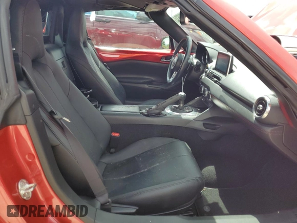 2017 Mazda MX-5 Miata RF Grand Touring with VIN JM1NDAM71H0106167, listed as a Copart auction lot 74099534 with 0 mi miles and Non Repairable. Bid and sale history available at carsss.com. Image 10.
