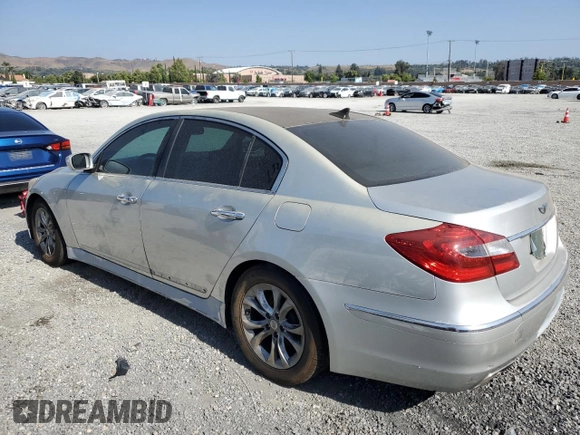 2013 Hyundai Genesis 3.8L with VIN KMHGC4DD2DU228151, listed as a Copart auction lot 61568285 with 159,224 mi miles and Clean title. Bid and sale history available at DreamBid. Image 2.