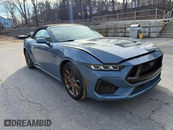 2024 Ford Mustang GT Premium with VIN 1FAGP8FF6R5100632, listed as a Copart auction lot 85925134 with 4,522 mi miles and Clean title. Bid and sale history available at DreamBid. Image 4.