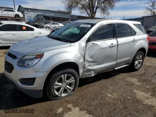 2017 Chevrolet Equinox LS with VIN 2GNALBEK0H1512396, listed as a Copart auction lot 47557085 with 94,804 mi miles and Salvage Title. Bid and sale history available at carsss.com. Image 1.