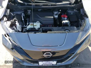 2025 Nissan LEAF S with VIN 1N4AZ1BVXSC558258, listed as a Copart auction lot 74241364 with 939 mi miles and Salvage Title. Bid and sale history available at carsss.com. Image 11.