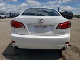 2011 Lexus IS 250 with VIN JTHCF5C24B5050197, listed as a Copart auction lot 60428695 with 180,735 mi miles and Clean title. Bid and sale history available at DreamBid. Image 6.