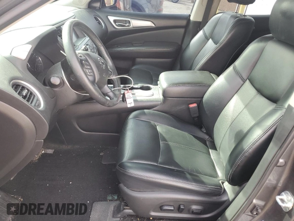 2018 Nissan Pathfinder SL with VIN 5N1DR2MN5JC670650, listed as a Copart auction lot 47557455 with 49,517 mi miles and Salvage Title. Bid and sale history available at carsss.com. Image 7.