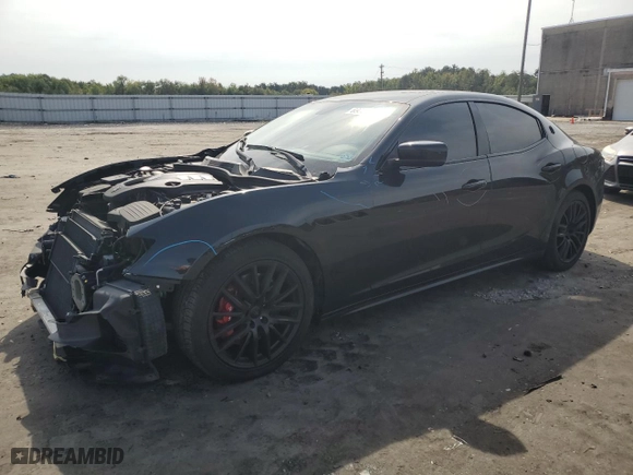 2015 Maserati Ghibli S Q4 with VIN ZAM57RTA6F1150185, listed as a Copart auction lot 69081743 with 95,125 mi miles. Bid and sale history available at carsss.com. Image 1.