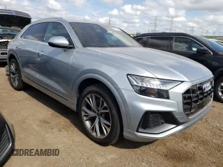 2023 Audi Q8 Premium Plus with VIN WA1EVBF16PD031298, listed as a Copart auction lot 67919624 with 10,073 mi miles and Salvage title. Bid and sale history available at DreamBid. Image 4.