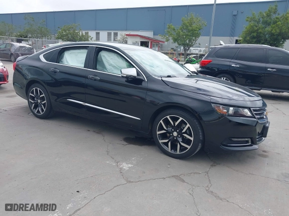 2020 Chevrolet Impala Premier with VIN 2G1105S39L9100187, listed as a IAAI auction lot 41885910 with 106,466 mi miles. Bid and sale history available at carsss.com. Image 1.