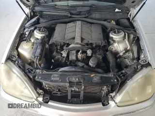 2002 Mercedes-Benz S 430 with VIN WDBNG70J22A278655, listed as a Copart auction lot 58589935 with Not provided miles and Salvage title. Bid and sale history available at DreamBid. Image 11.