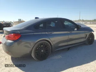 2017 BMW 4 Series 430i with VIN WBA4F7C51HG437778, listed as a Copart auction lot 48673745 with 110,531 mi miles and Salvage Title. Bid and sale history available at carsss.com. Image 3.