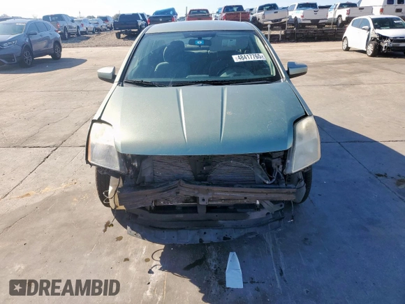 2008 Nissan Sentra S with VIN 3N1AB61E28L657234, listed as a Copart auction lot 48417765 with 215,943 mi miles and Salvage Title. Bid and sale history available at DreamBid. Image 5.