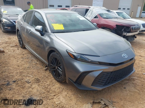 2025 Toyota Camry LE with VIN 4T1DAACK6SU510894, listed as a IAAI auction lot 42048585 with 12,601 mi miles and . Bid and sale history available at DreamBid. Image 1.