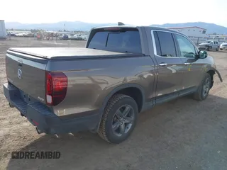 2022 Honda Ridgeline RTL-E with VIN 5FPYK3F7XNB024552, listed as a IAAI auction lot 41998613 with 16,846 mi miles and . Bid and sale history available at DreamBid. Image 4.